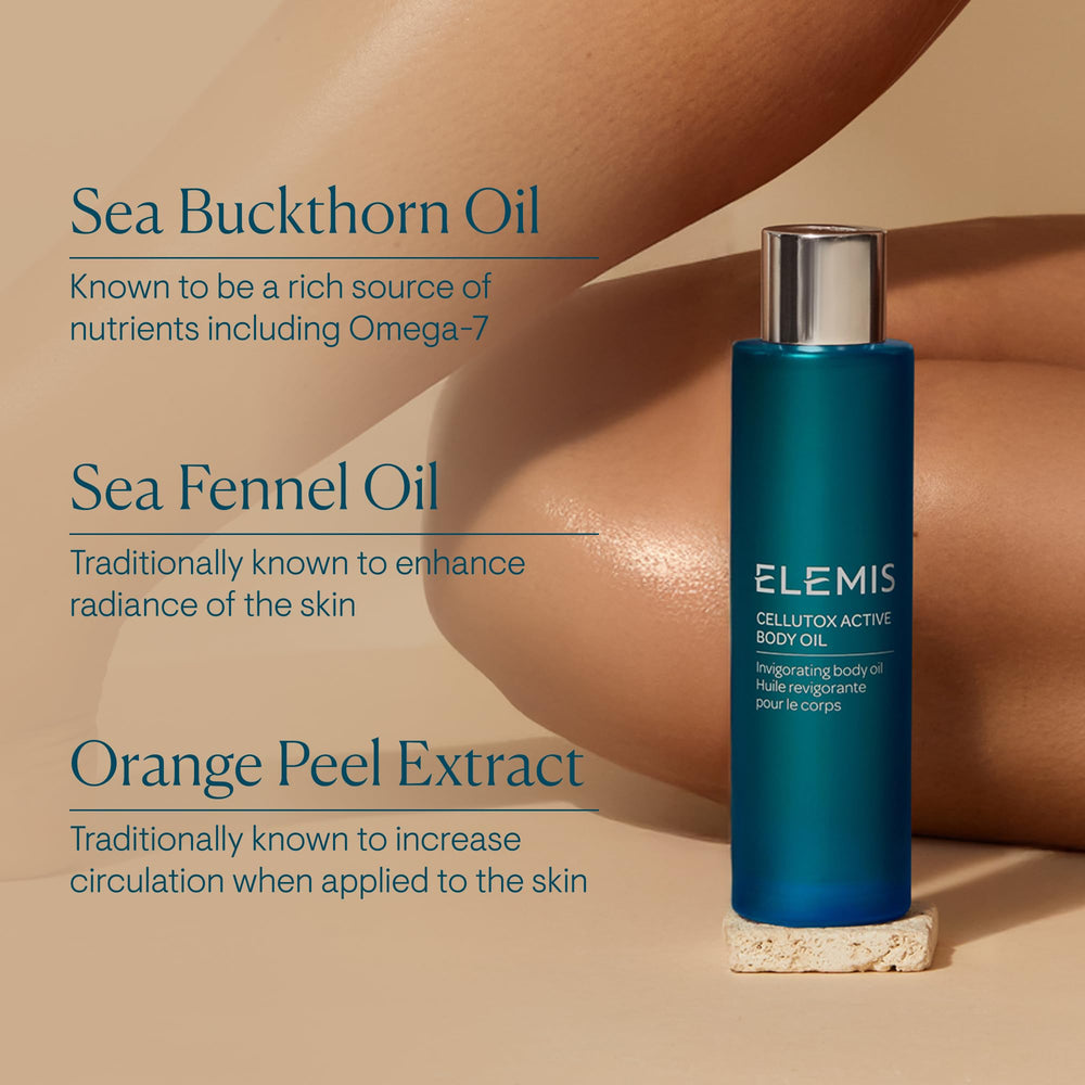 Elemis massage application demonstrates potential lymphatic support and relaxation.