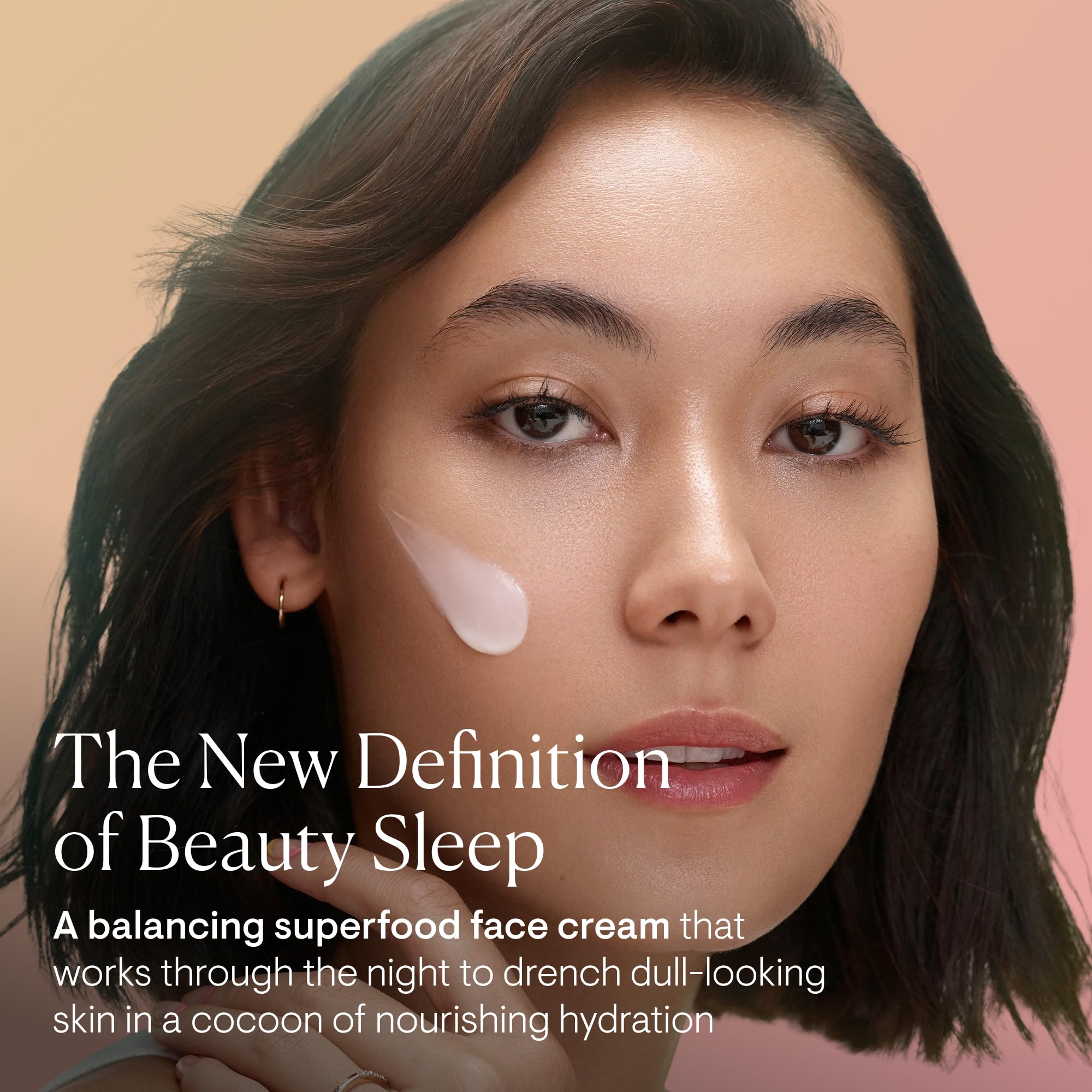 ELEMIS Midnight Facial texture close-up shows a velvety night cream.