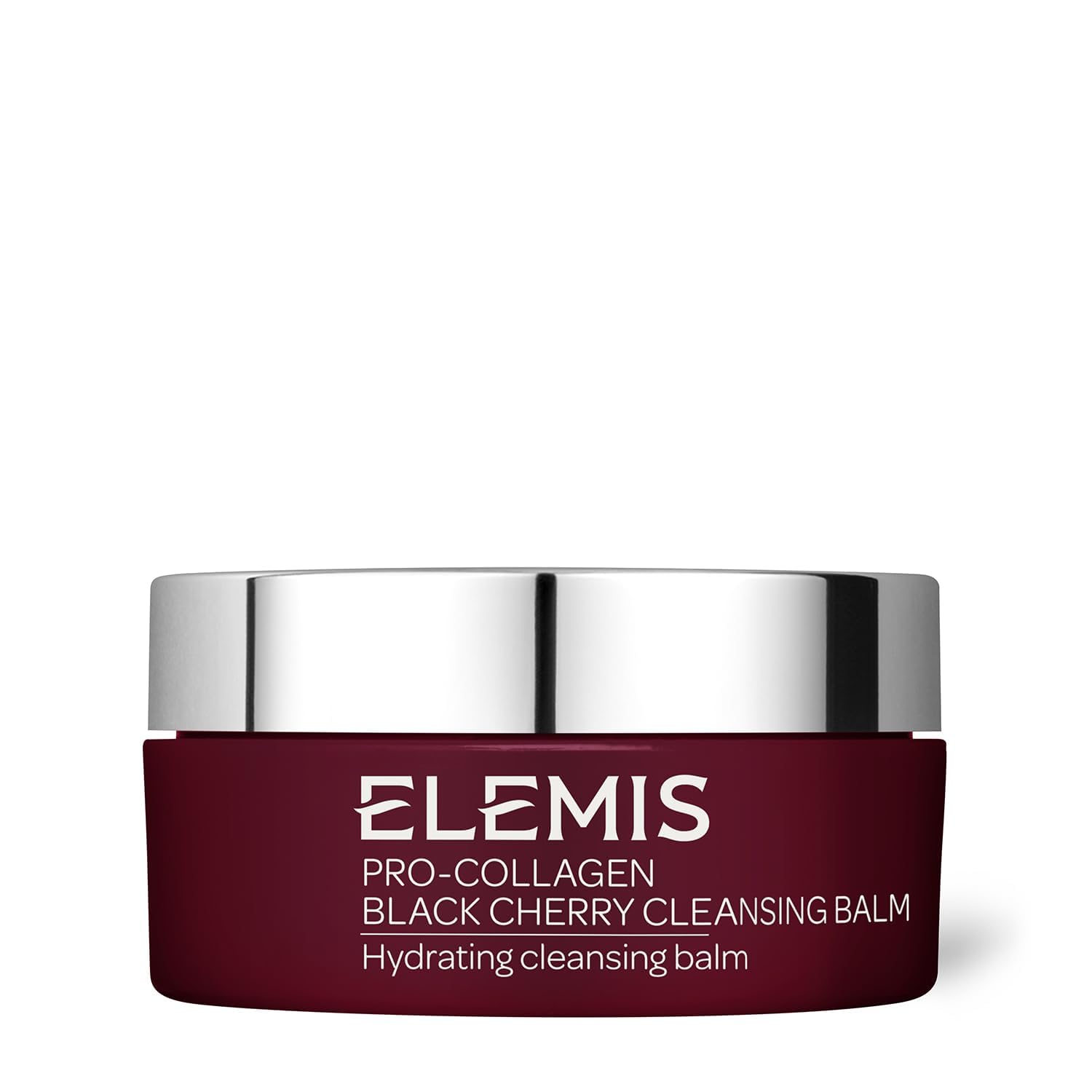 ELEMIS Pro-Collagen Black Cherry Cleansing Balm jar close-up for makeup removal