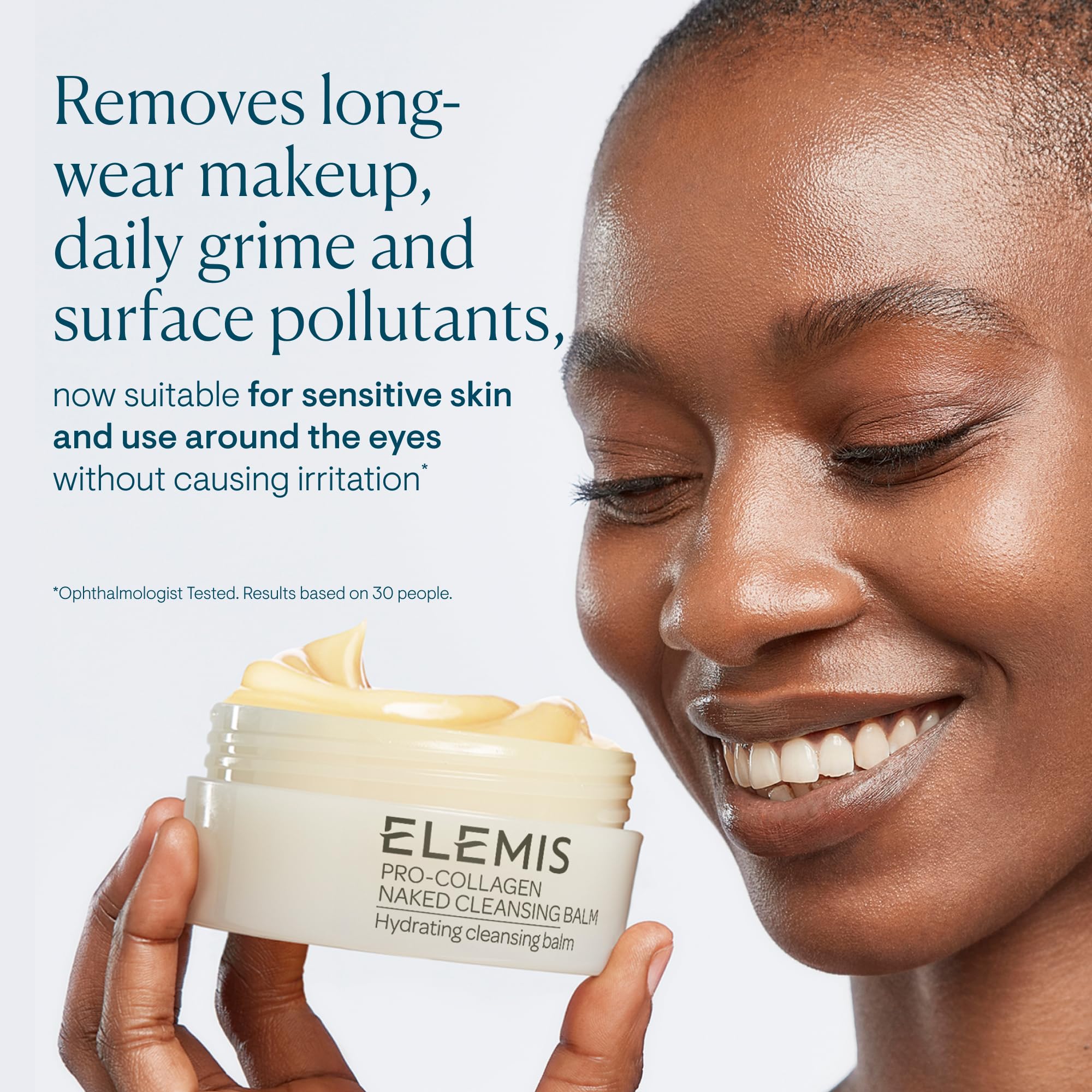 Elemis cleansing balm emulsifies into oil for thorough cleansing.