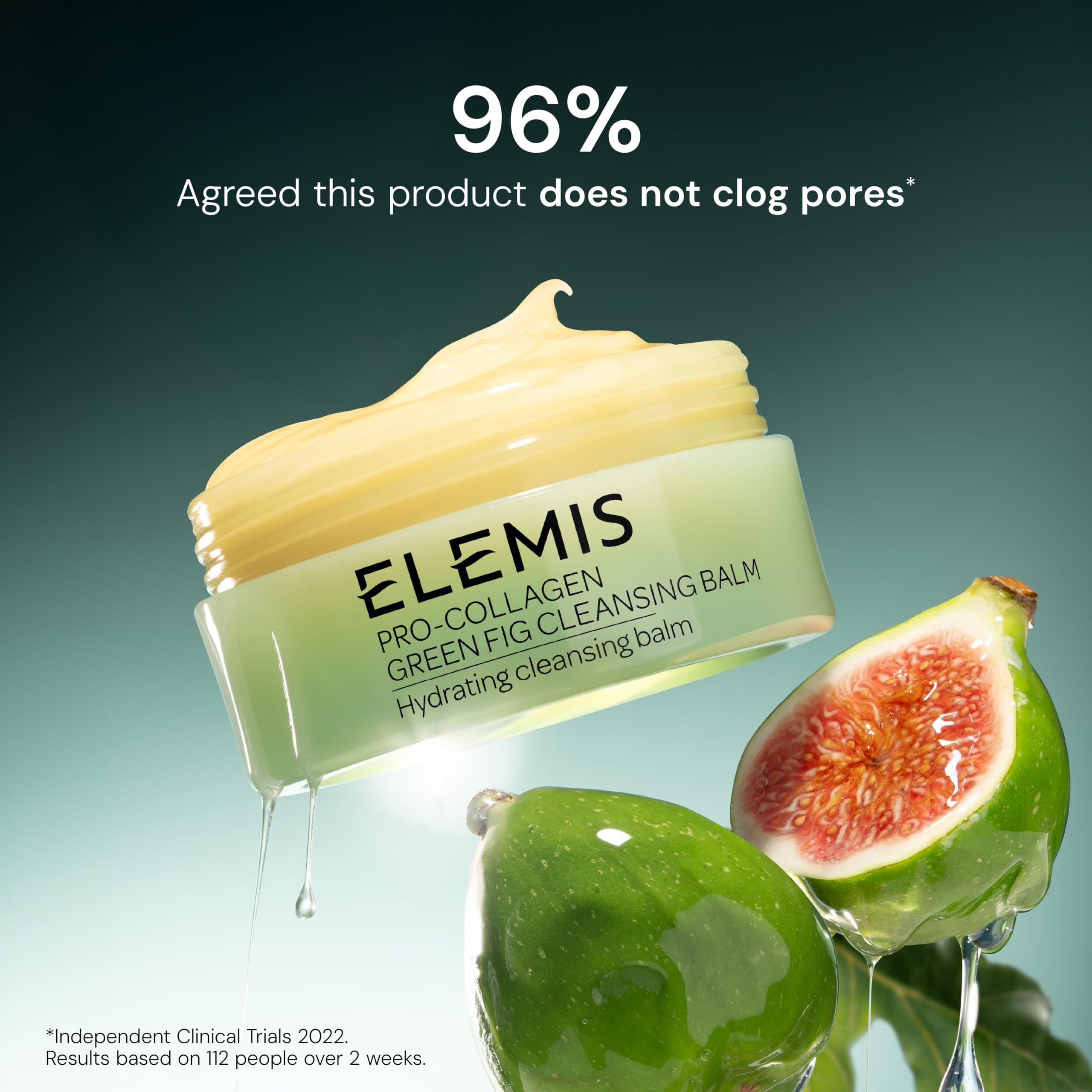 Elemis Pro-Collagen Cleansing Balm texture on skin after cleansing leaves skin soft.