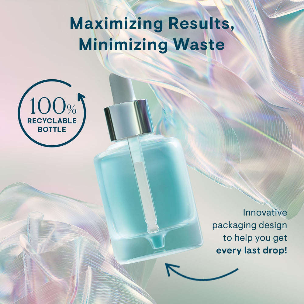 Packaging detail of Elemis Pro-Collagen Future Restore Serum emphasizing clean design.