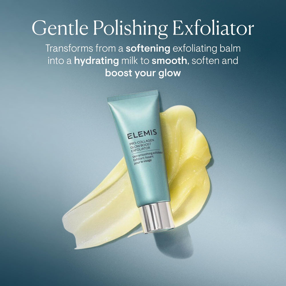Close-up of beads in Elemis Exfoliator for gentle polishing.