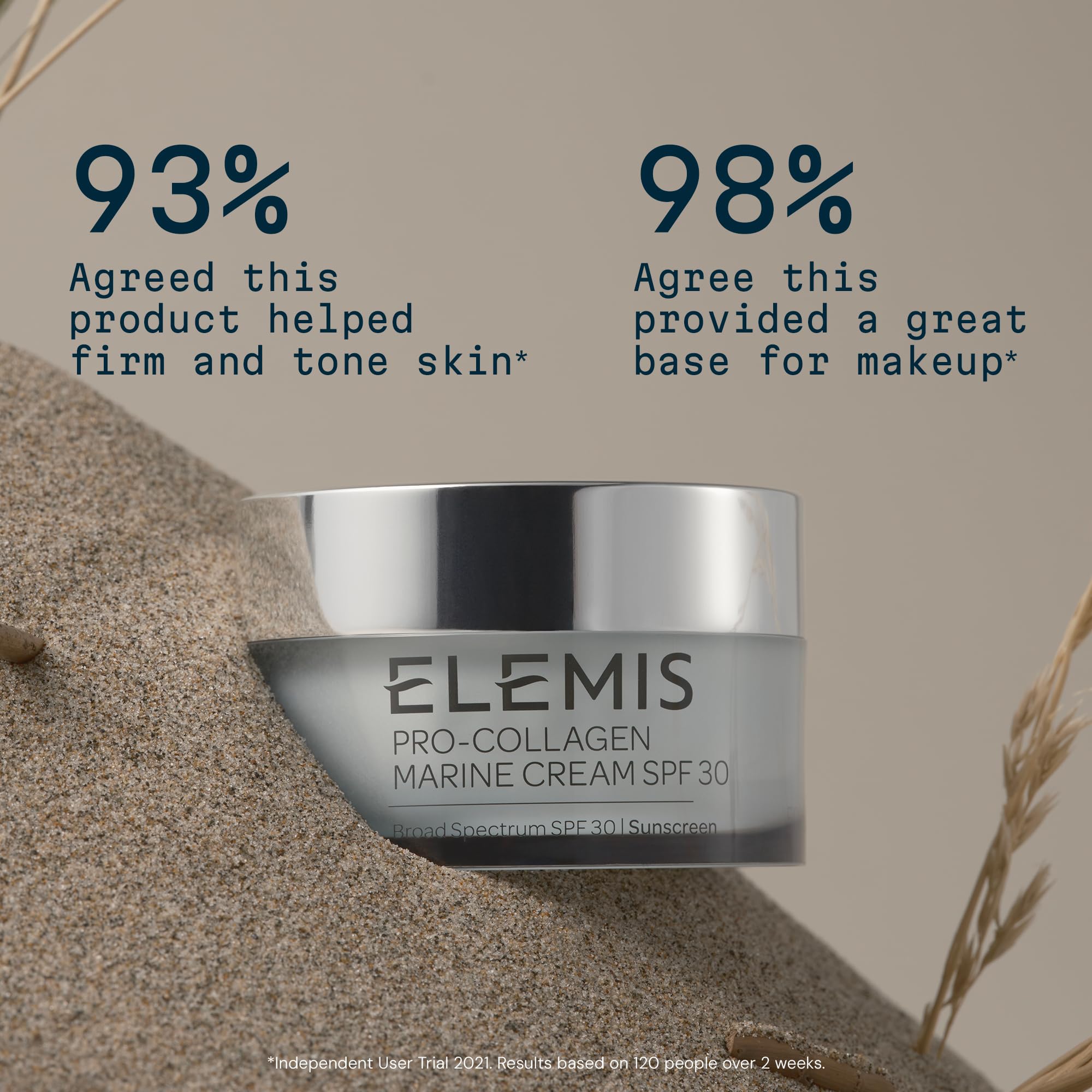 Elemis Pro-Collagen Marine Cream SPF 30 daily-use scene for morning hydration.