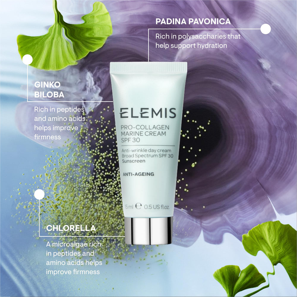 Warm glow lighting on Elemis Pro-Collagen Marine Cream SPF 30