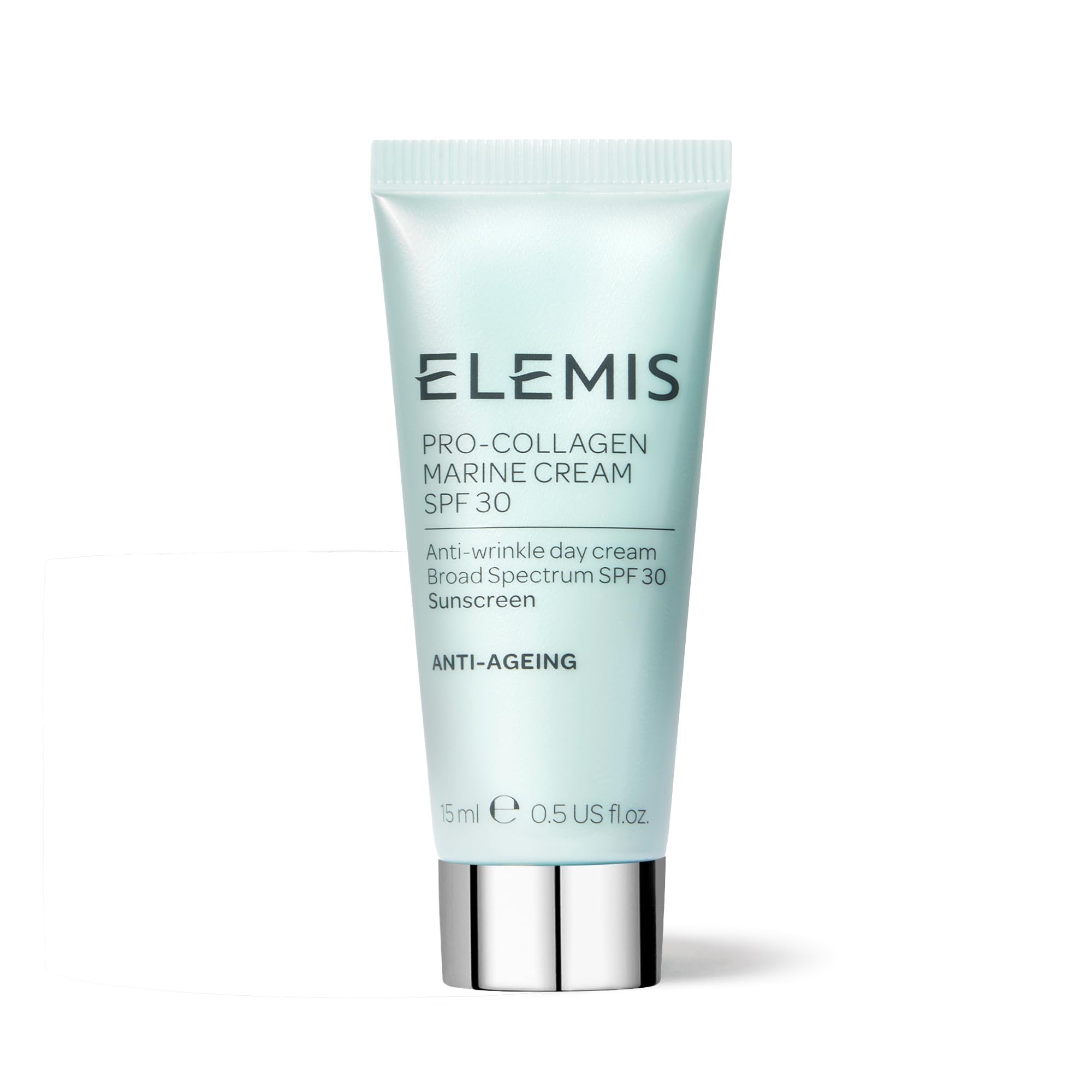 Elemis Pro-Collagen Marine Cream SPF 30 jar showing rich hydration and sun protection