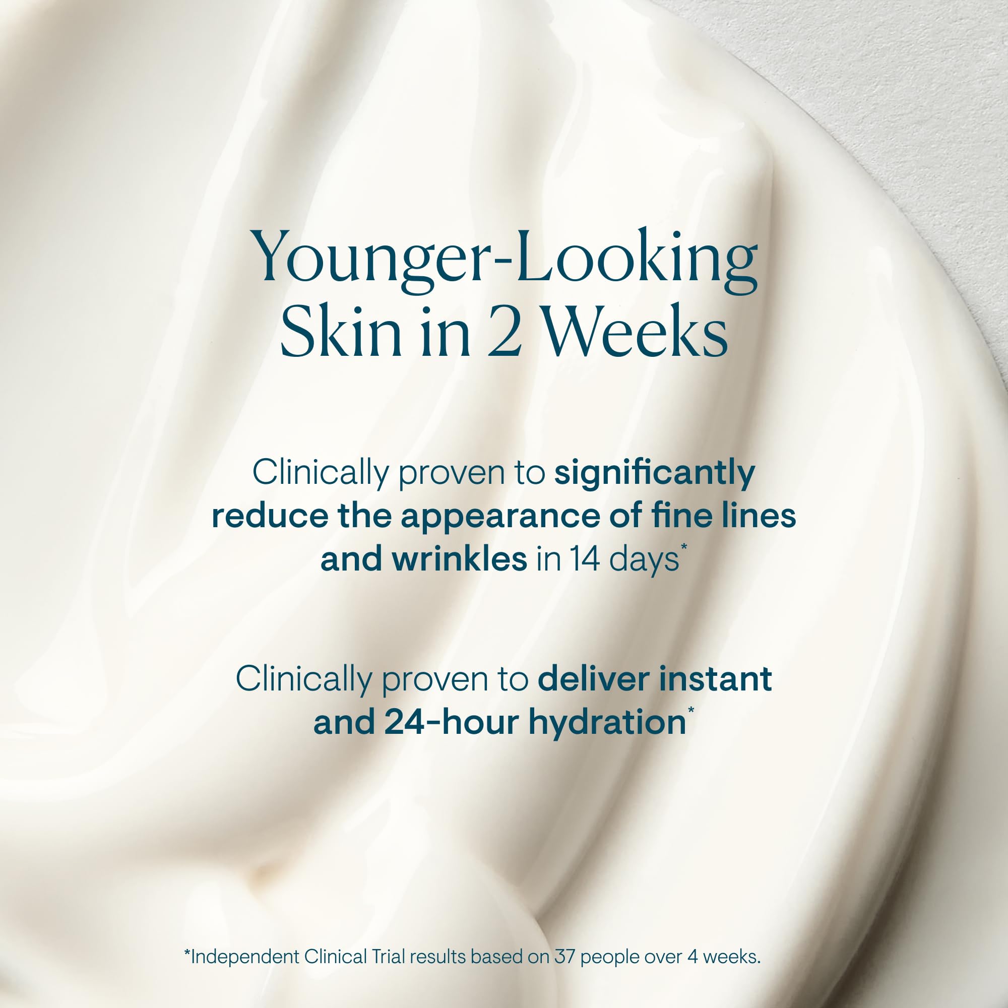 Close-up of the Elemis Pro-Collagen Marine Cream SPF 30 product label