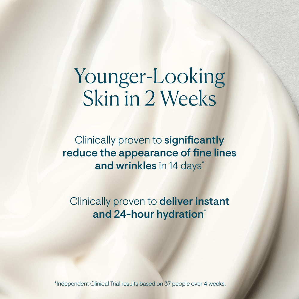 Close-up of the Elemis Pro-Collagen Marine Cream SPF 30 product label