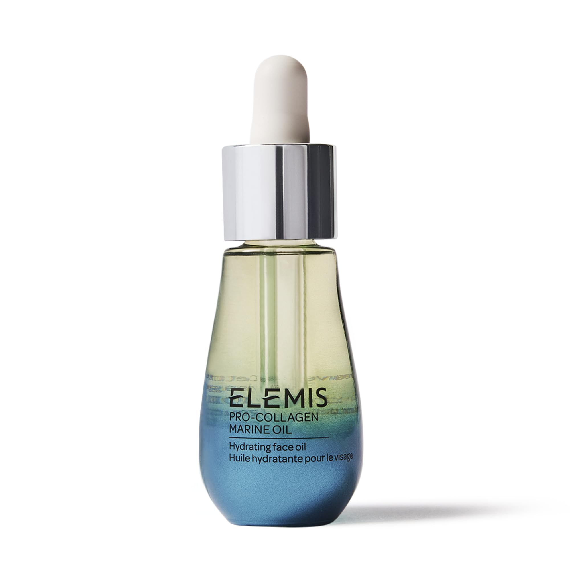 Elemis Pro-Collagen Marine Oil bottle closeup for hydration