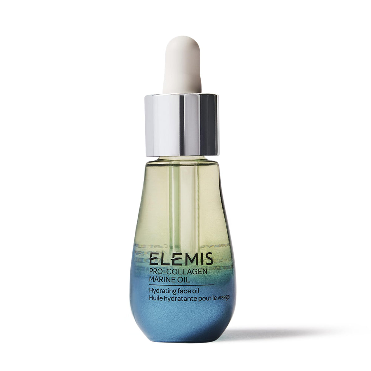 Elemis Pro-Collagen Marine Oil bottle closeup for hydration