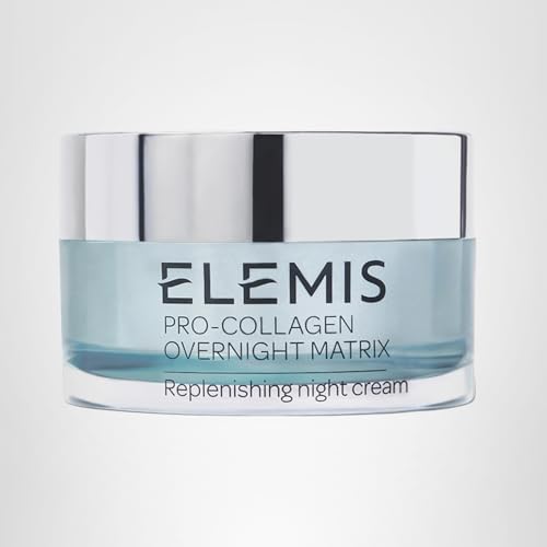 Jar opened to reveal cream texture of Elemis Pro-Collagen Overnight Matrix