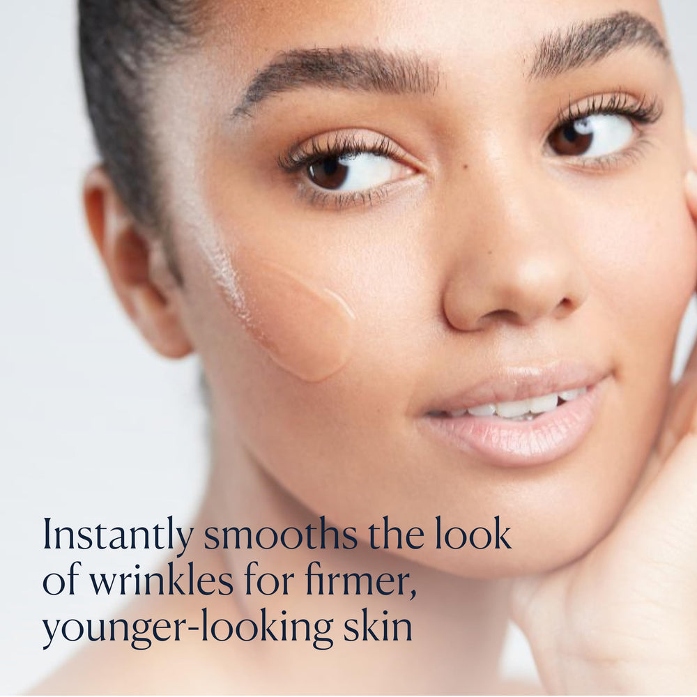 Dispensing pump of ELEMIS serum for quick, even application