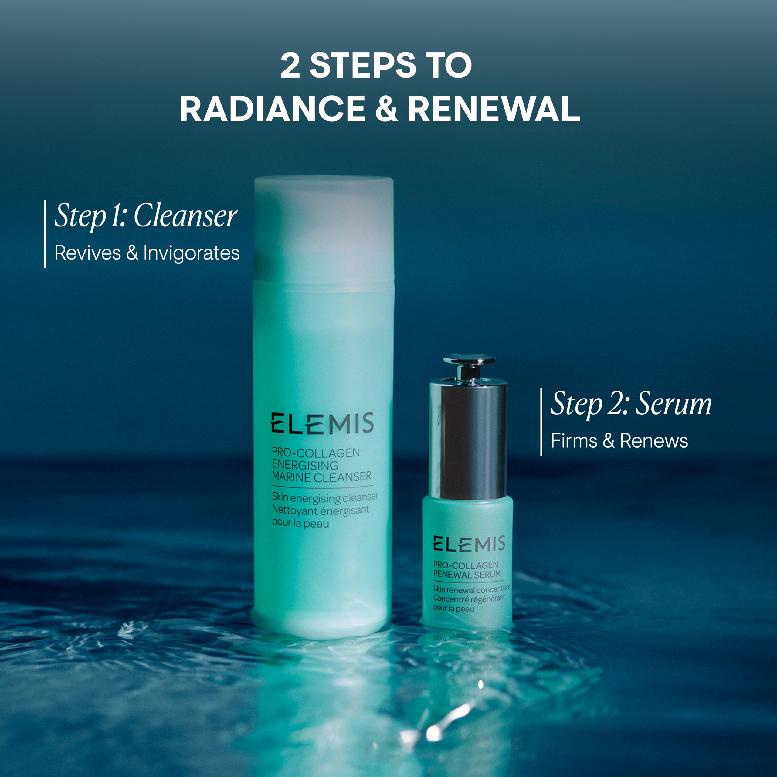 Texture swatch illustrating silky conditioner of Elemis serum