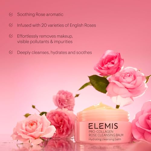 Applying Elemis cleansing balm on the face during a daily routine