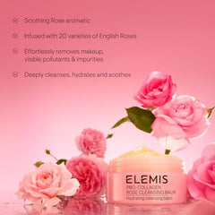 Applying Elemis cleansing balm on the face during a daily routine
