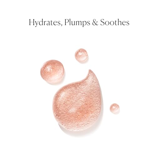 Elemis Pro-Collagen Rose Micro Serum swirl texture suggests hydration and softness.