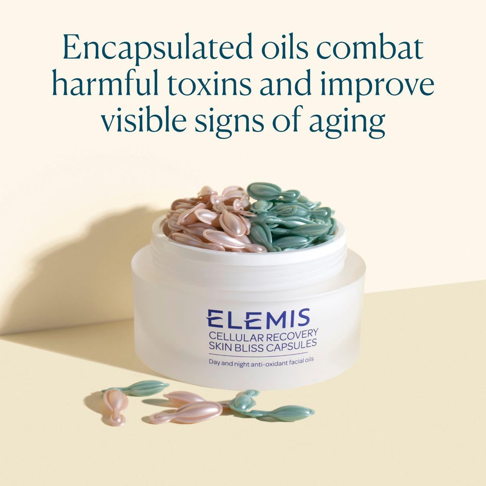 ELEMIS Skin Bliss Capsules evening dose with Lavender to support overnight repair.