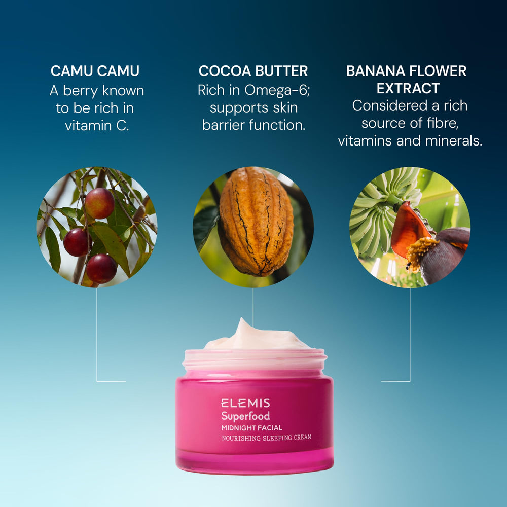Elemis Superfood travel size kit layout demonstrates a compact, on-the-go solution.