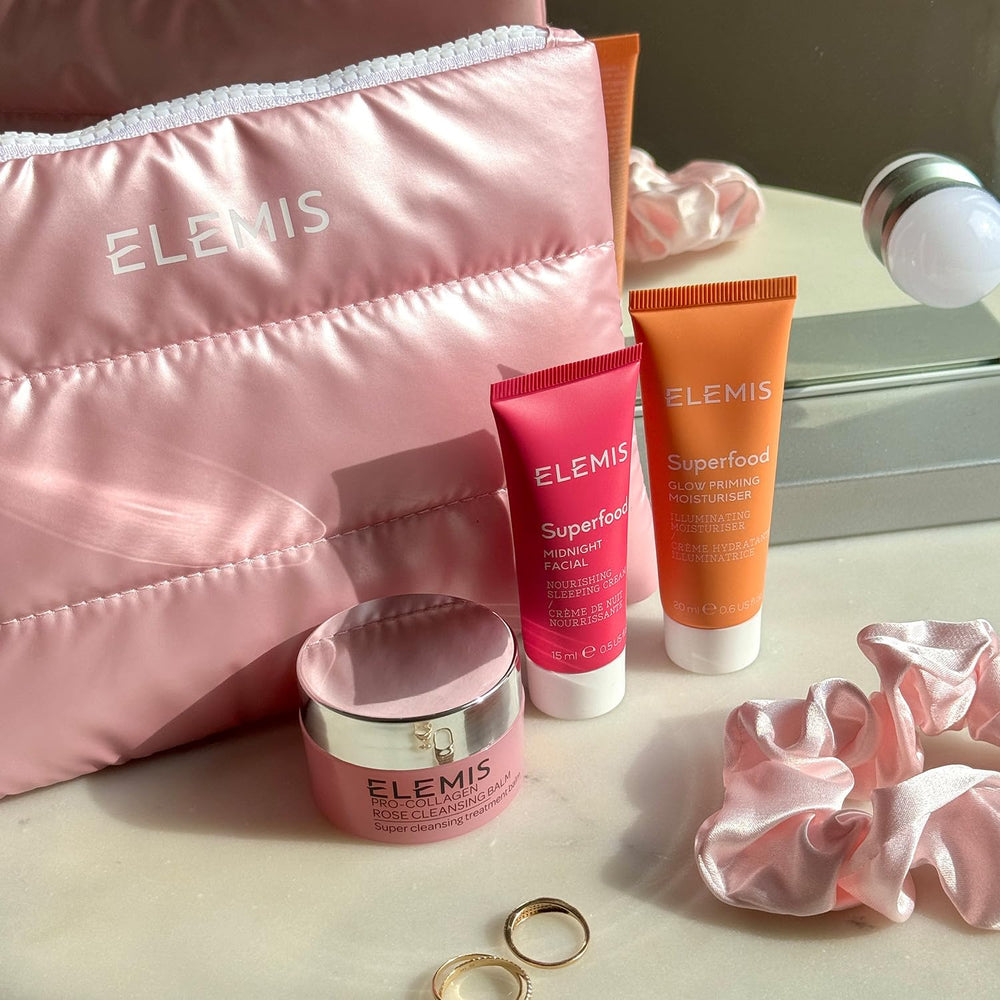Elemis Glow Priming Moisturizer texture close-up with lightweight, dewy finish