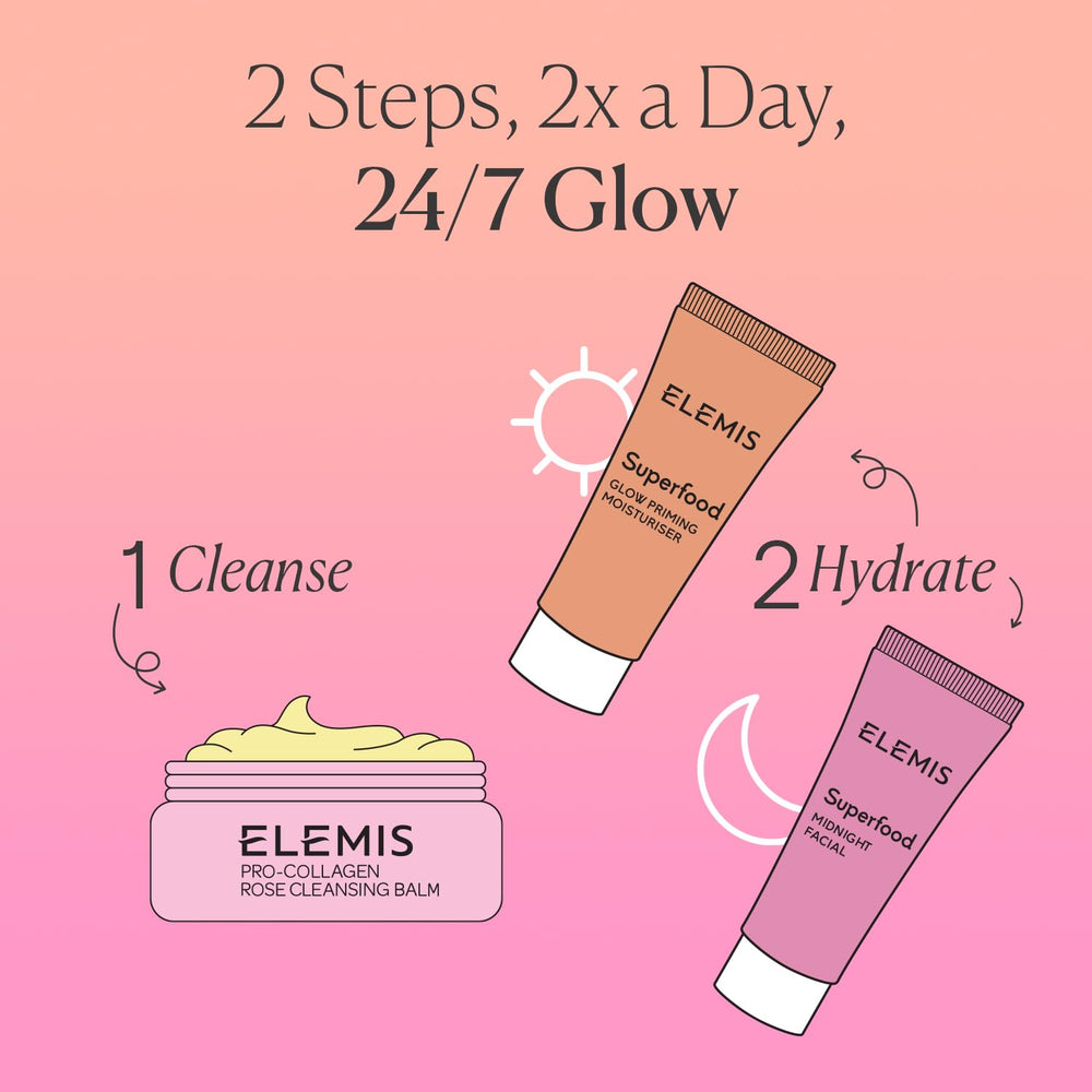 Elemis Way to Glow on-the-go routine supports day-to-night glow