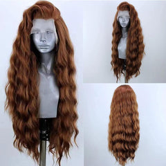 ELESTY 13x4 lace-front wig in light brown with natural-looking hairline