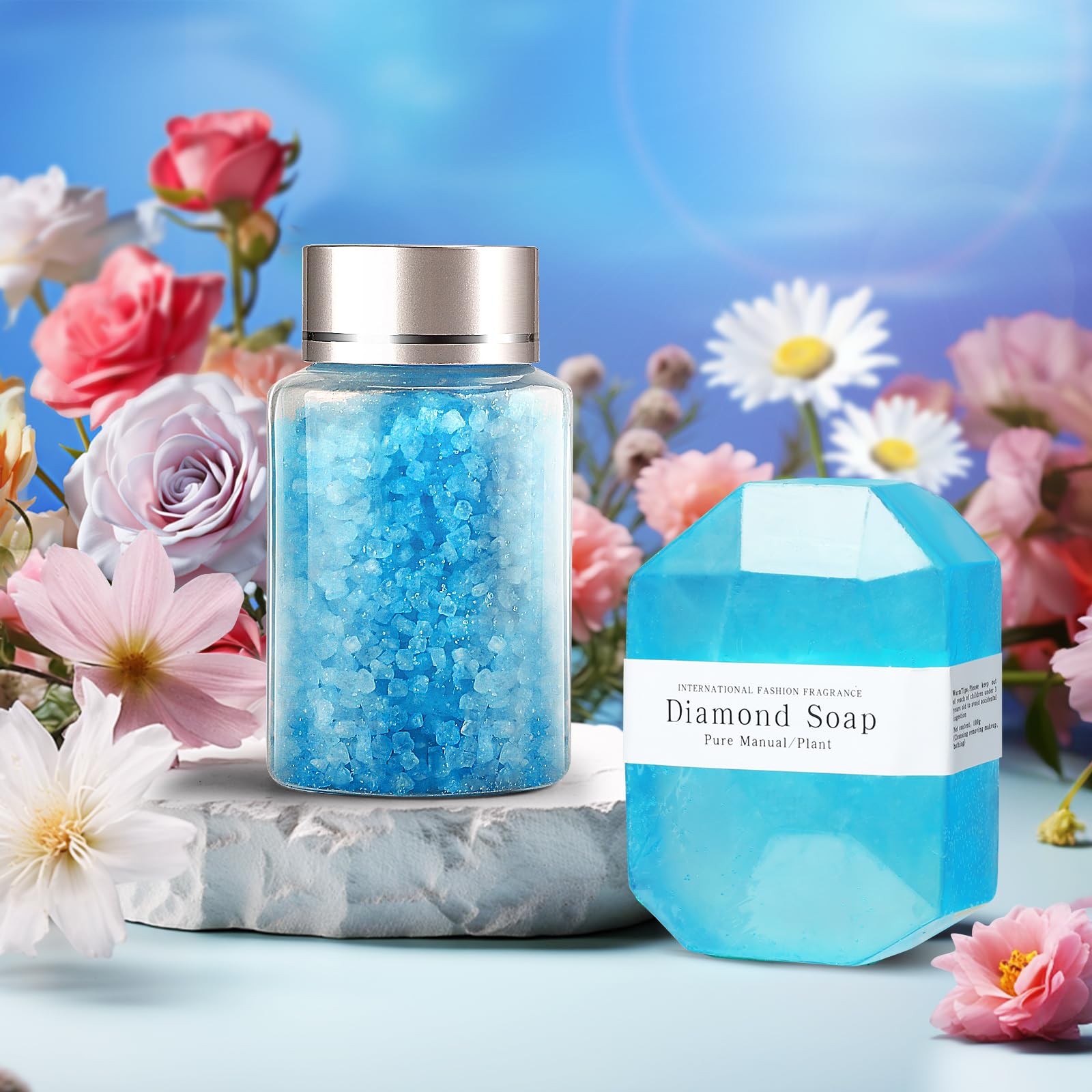 Eletorot bath salt enhances a calm, aromatic soak
