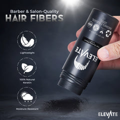 Applying on thinning area demonstrates precise, undetectable concealment.