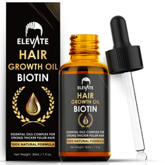 Elevate Hair Growth Oil bottle ready for daily scalp nourishment.