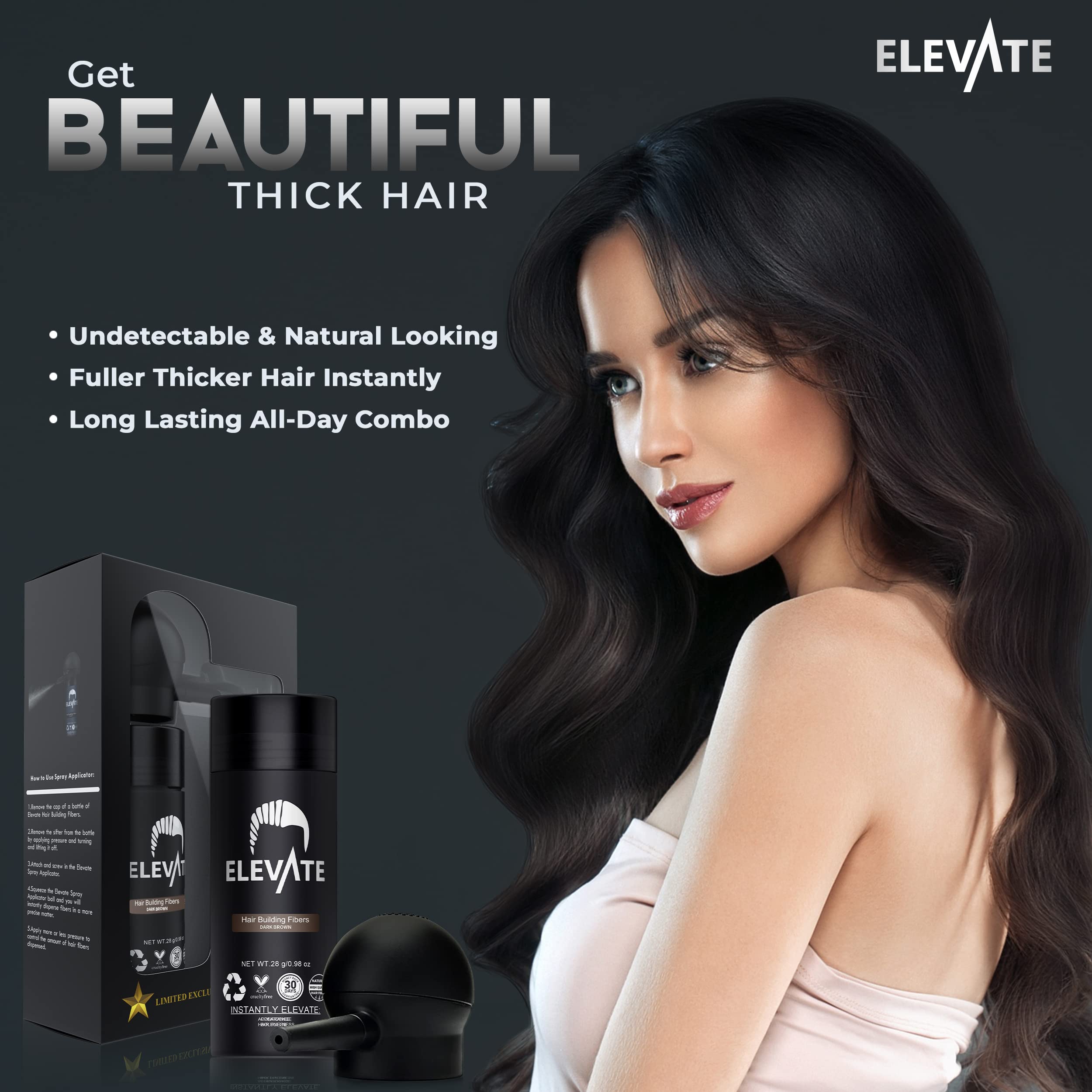 Elevate Hair Perfecting 2-in-1 Kit patchy beard edges touch-up for a seamless look.