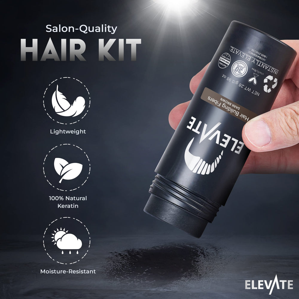 Elevate Hair Perfecting 2-in-1 Kit sweat-resistant hold in active days.