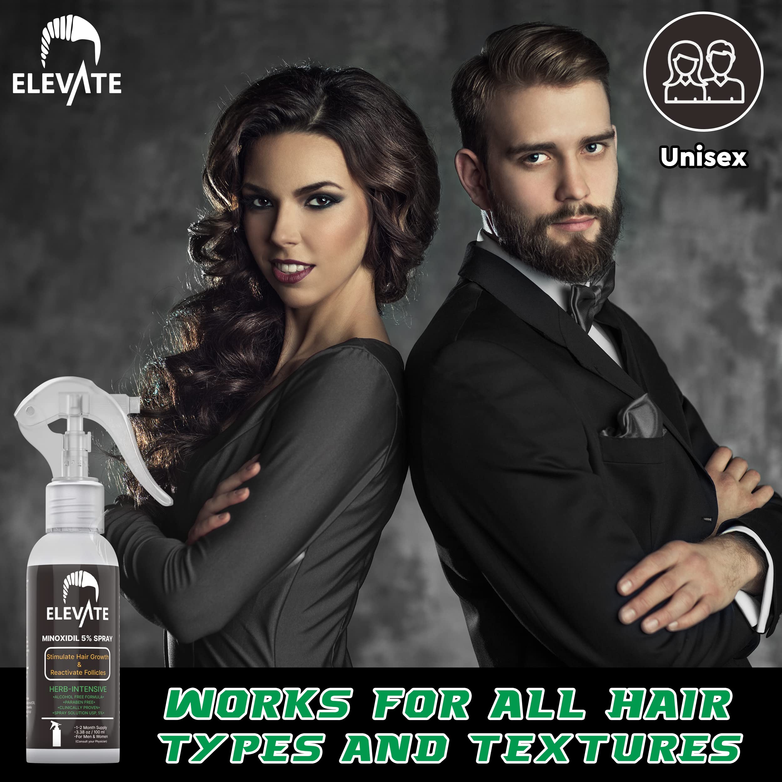 Elevate supports both men and women dealing with thinning hair.