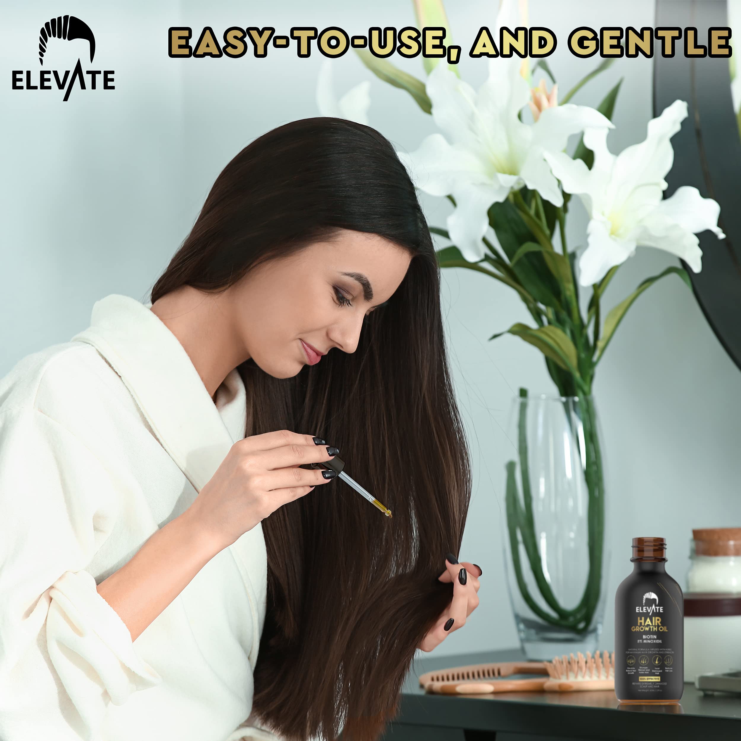 Elevate Safe gentle formula label conveys paraben-free and toxin-free assurance.