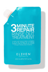 ELEVEN AUSTRALIA 3 Minute Repair bottle close-up for deep conditioning and shine
