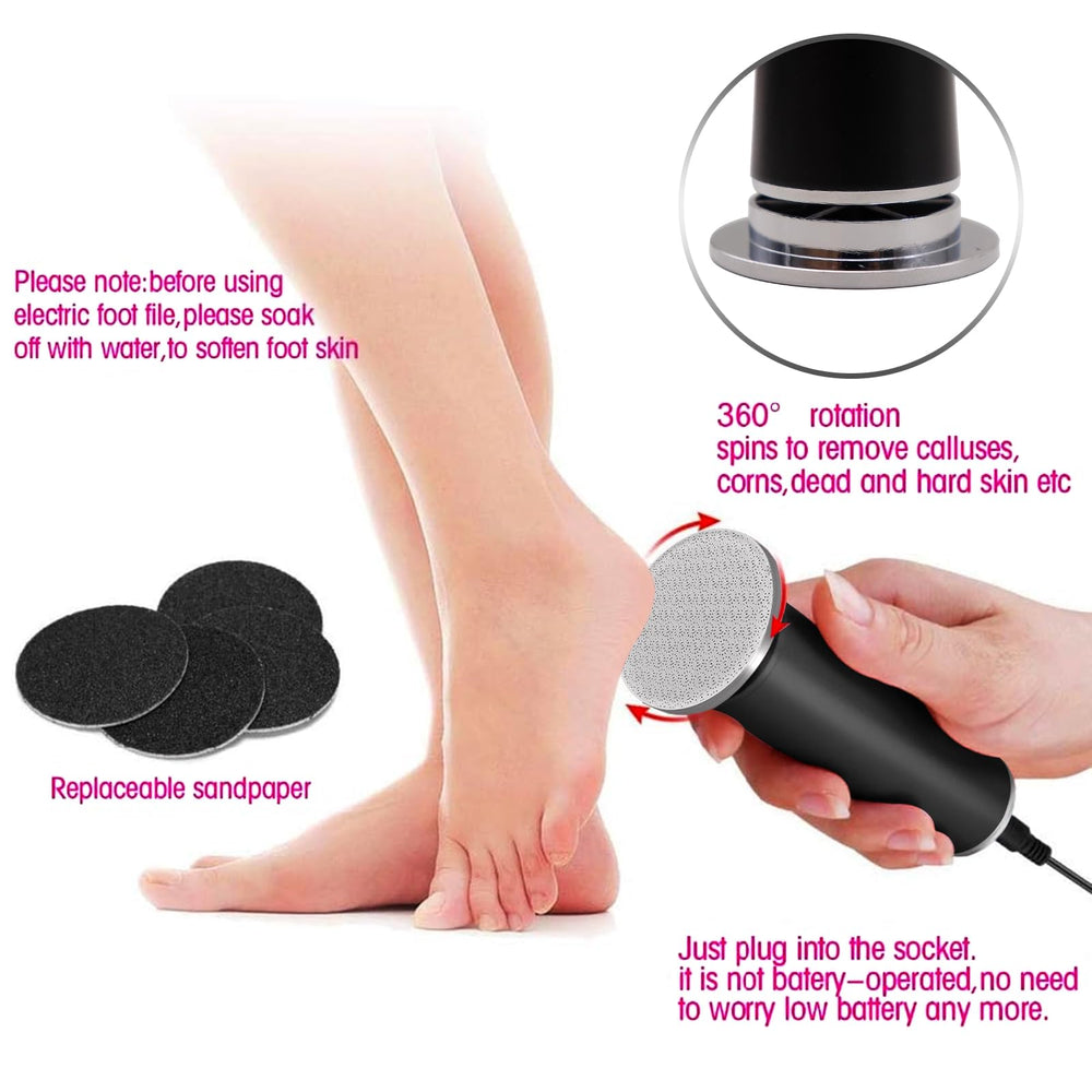 ELEVEN EVER low-vibration operation makes home foot care relaxing