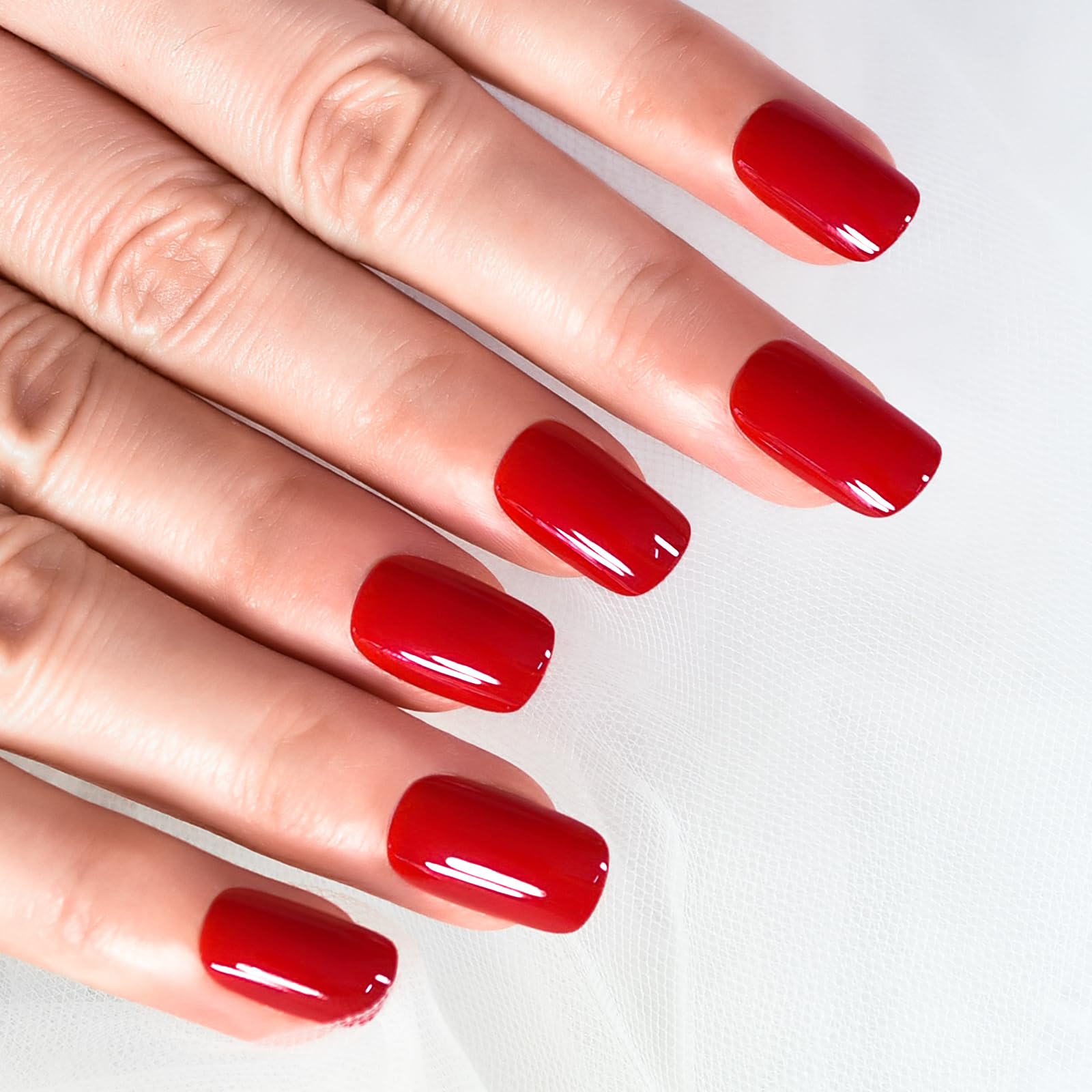 Contents of ELEVENAIL kit with nails and tools for easy DIY manicure.