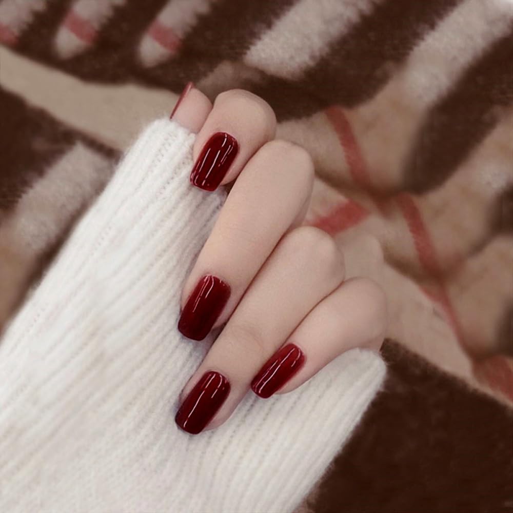 Elevenail medium-long square nails with elegant shape for daily wear