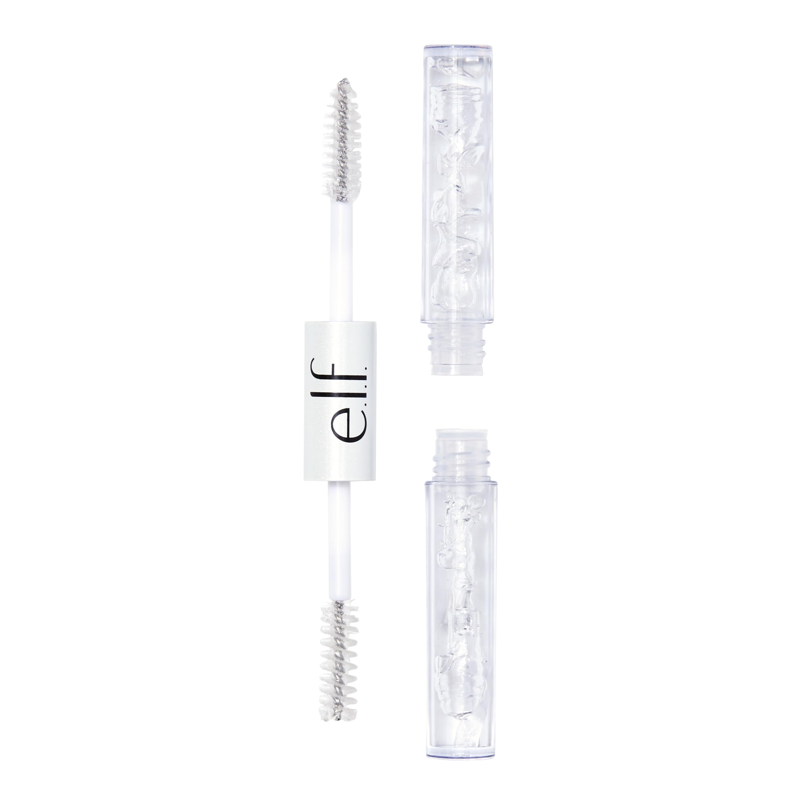 Elf clear brow and lash mascara dual-sided wand defines brows and separates lashes.