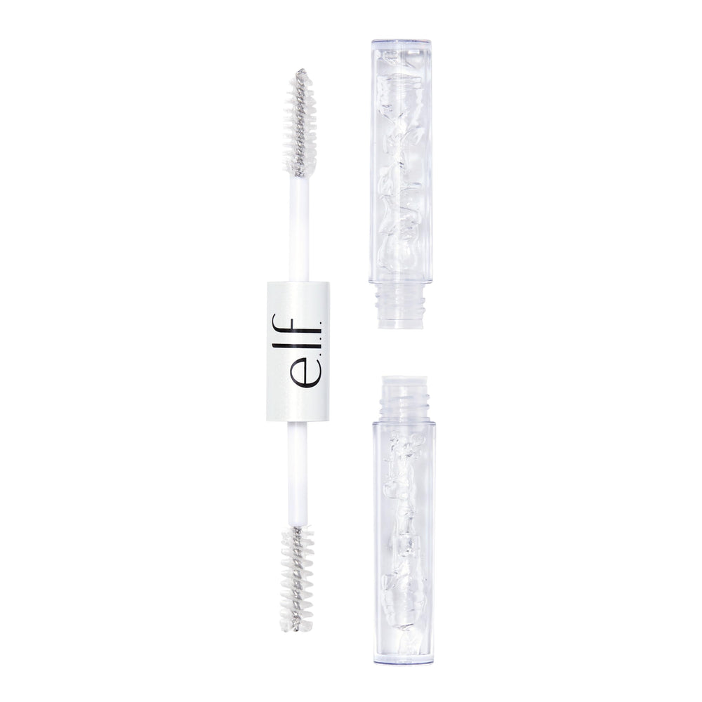 Elf clear brow and lash mascara dual-sided wand defines brows and separates lashes.