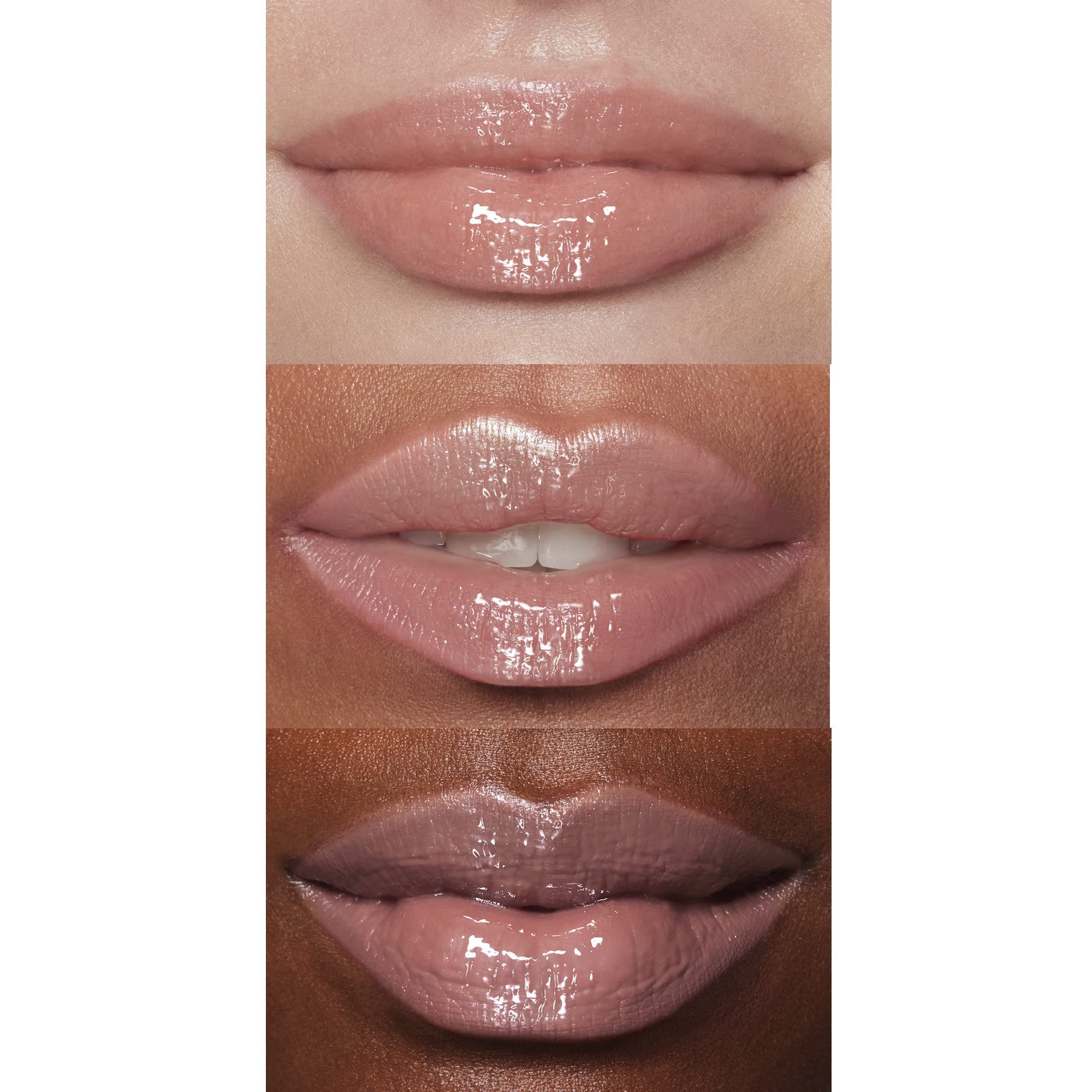 e l f Lip Lacquer Whisper Pink offers a sheer color for natural enhancement.