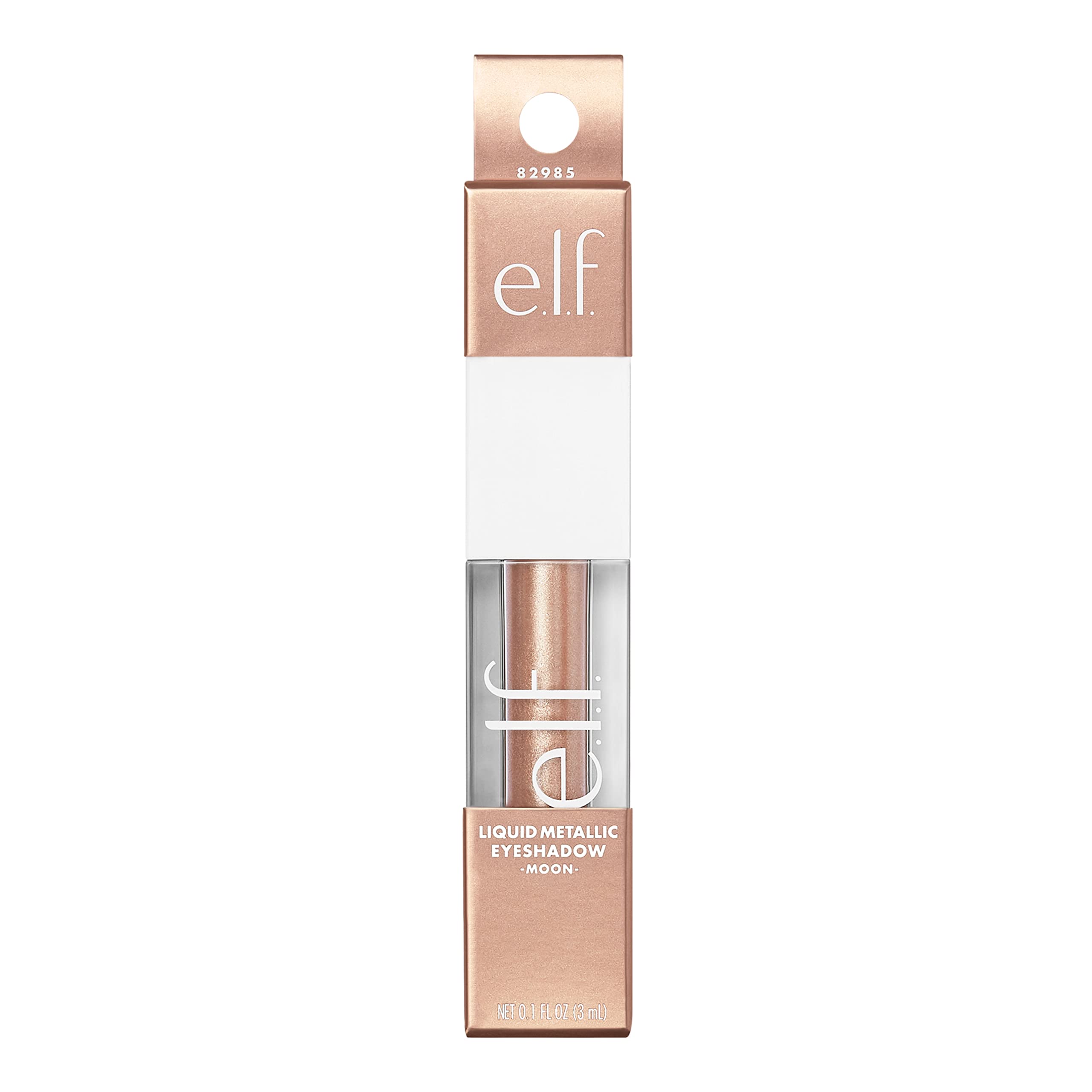 e.l.f. Liquid Metallic Eyeshadow Galaxy shade taupe with neutral sparkle for versatile wear