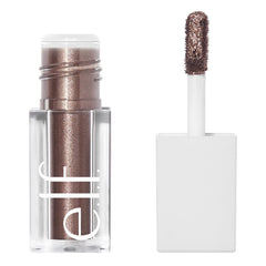 e.l.f. Galaxy liquid metallic eyeshadow swatch for luminous payoff