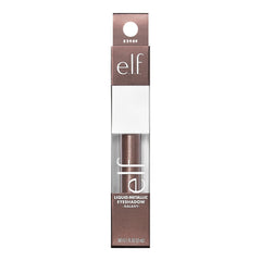 e.l.f. Galaxy liquid metallic eyeshadow layered look over other shadows