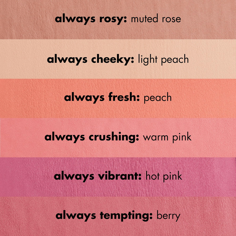 e.l.f. primer-infused matte blush matte finish look suits everyday wear.