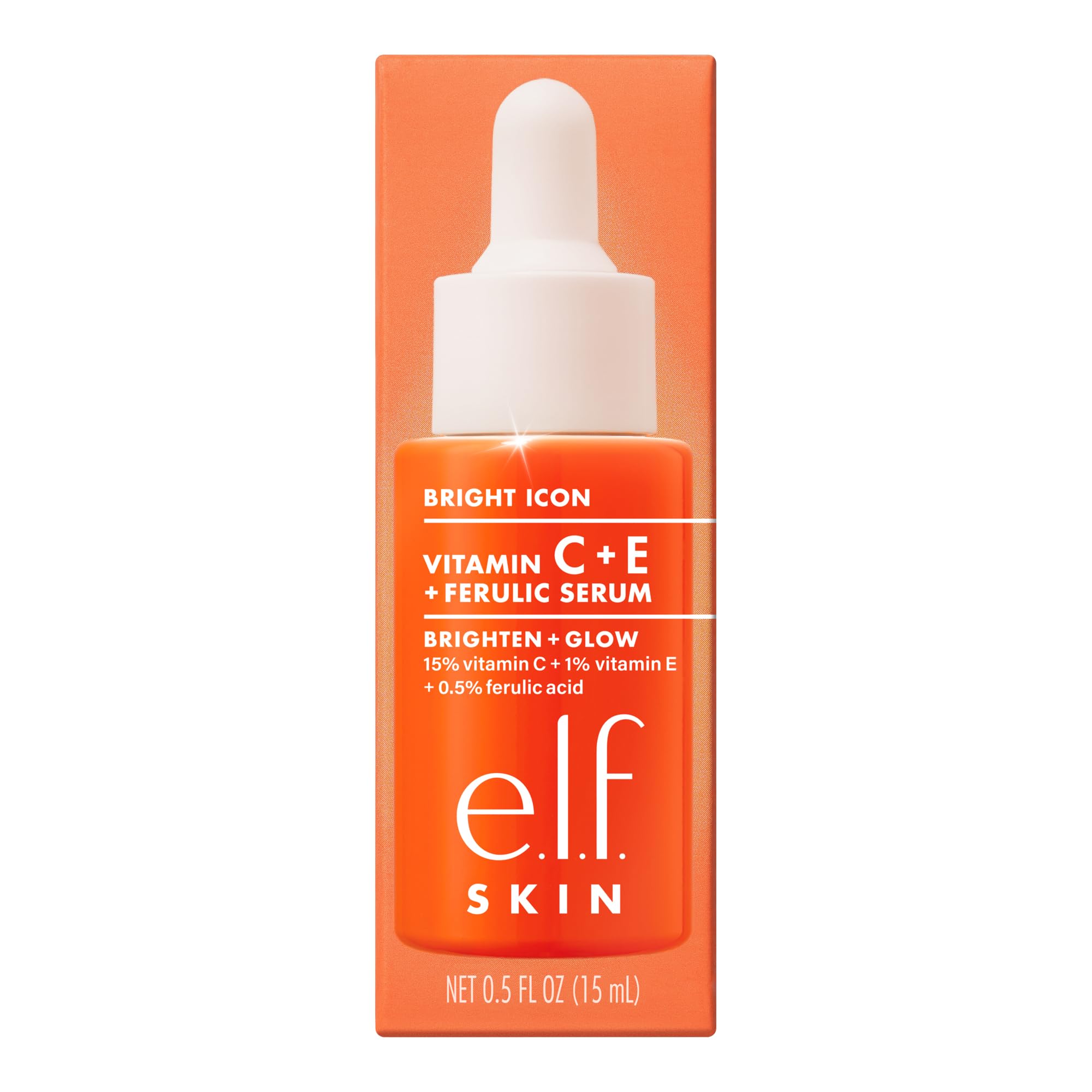e.l.f. SKIN Bright Icon serum mini size suited for travel.