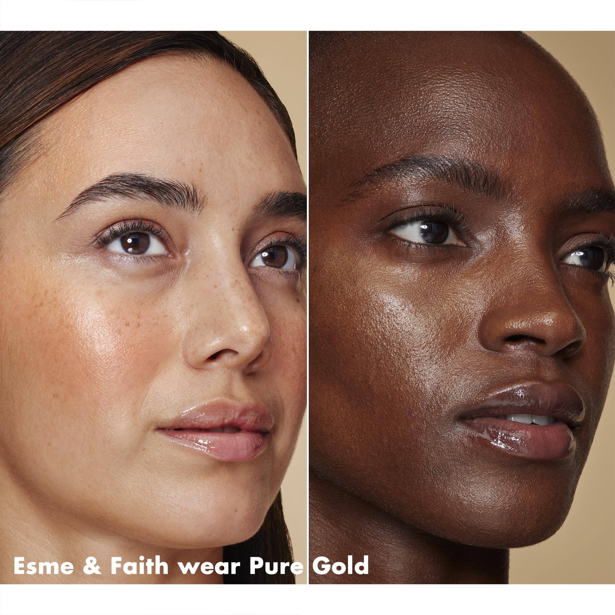 e.l.f. SKIN Bronzing Drops Mini swatch on skin displaying bronze tint