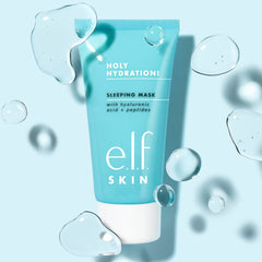 e.l.f. Holy Hydration Sleep Mask overnight application on skin