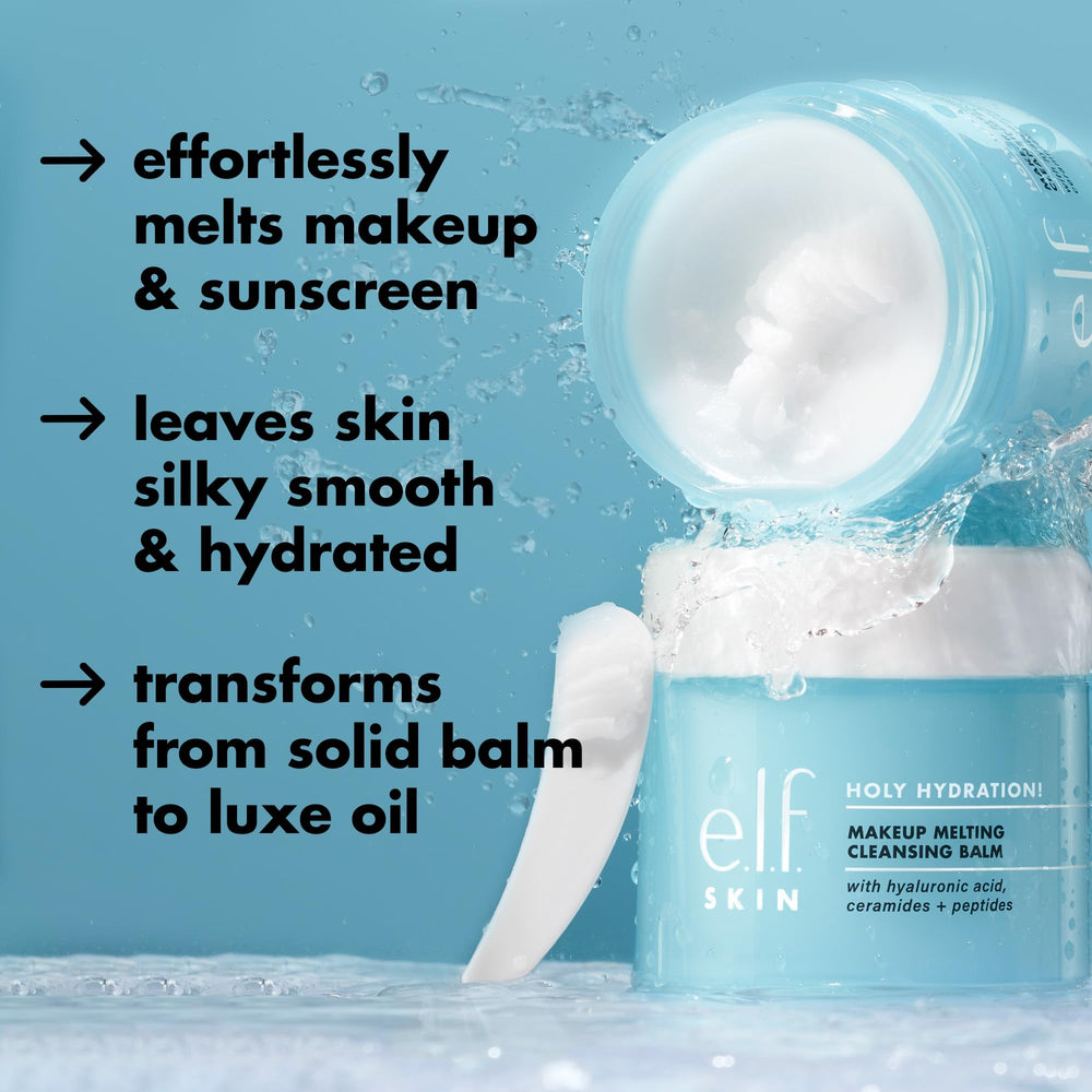 e.l.f. SKIN Mini Holy Hydration packaging with hyaluronic acid for on the go hydration.