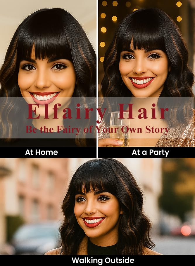 Elfairy versatile wig suitable for daily use or cosplay costumes.