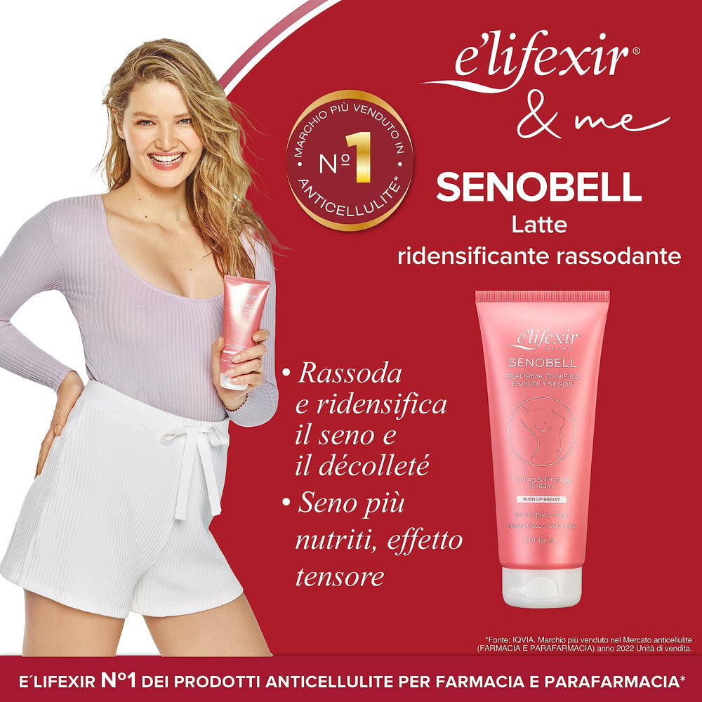 E'LIFEXIR Senobell decollete-toner jar highlights gentle toning for neckline area.
