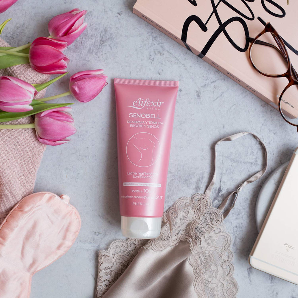 E'LIFEXIR Senobell skin-finish shot reveals velvety smooth results.